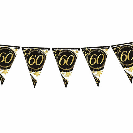 Ghirlanda 60 anni di carta 3m