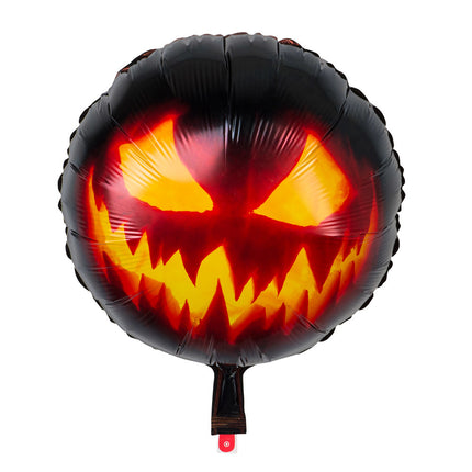 Palloncino a elio di Halloween Creepy Pumpkin vuoto 45 cm