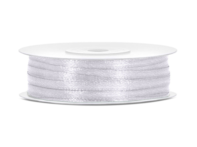 Nastro di raso bianco 3mm 50m