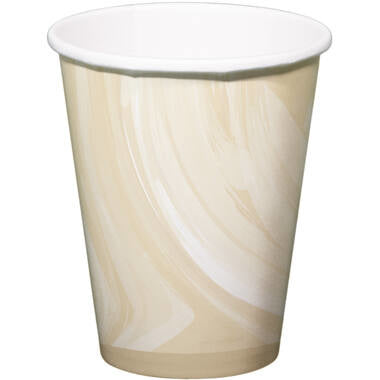 Tazze Beige Marmo 250ml 6pz