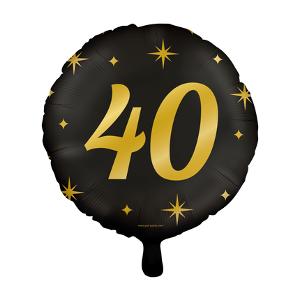 Palloncino ad elio 40 anni vuoto 30 cm