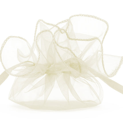 Sacchetti di organza crema 25cm 10pz.