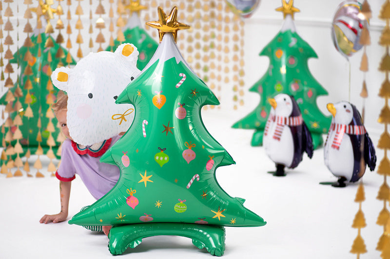 Palloncino ad elio per albero di Natale vuoto 94 cm