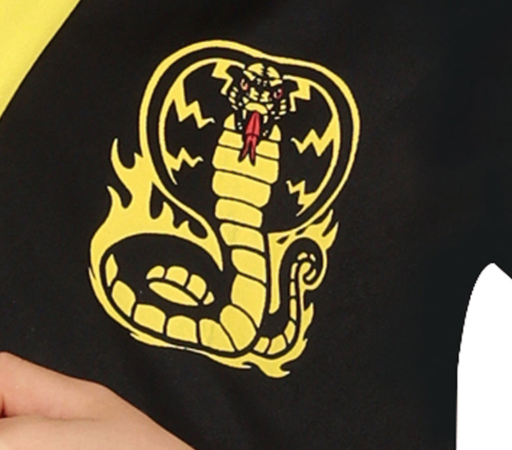 Costume da Ninja Nero Giallo Ragazzo