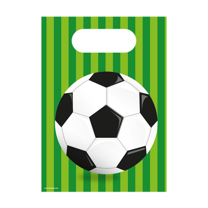 Sacchetti per il calcio verde 6 pezzi