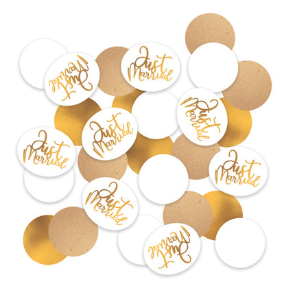 Coriandoli Just Married Oro Bianco 14g