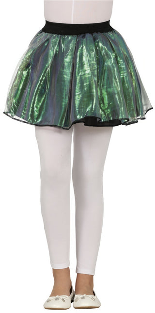 Tutù verde ragazza 30 cm