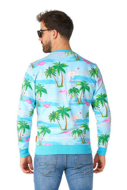 Maglione Hawaii Flamingo Uomo <tc>OppoSuits</tc>