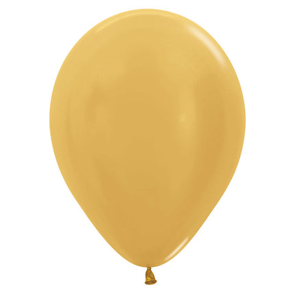 Palloncini Oro Metallizzato 23cm 50pz