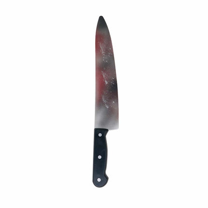 Coltello finto sangue di Halloween 39 cm
