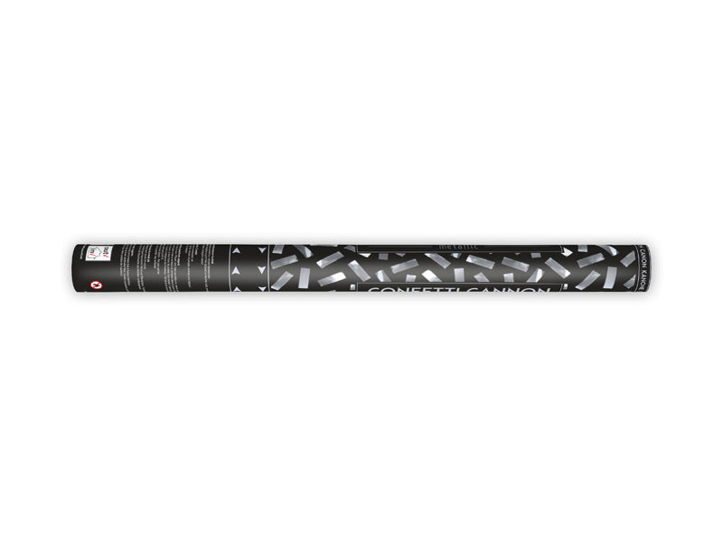Cannone per coriandoli argento 60 cm