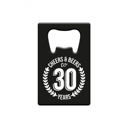 Apribottiglie 30 anni Cheers & Beers