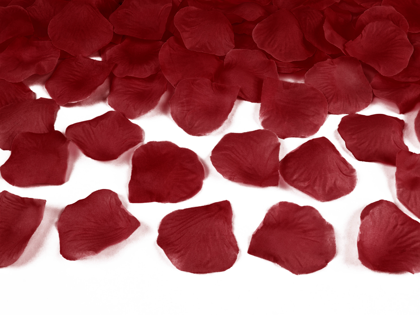 Petali di rosa rosso Bordeaux 500pz