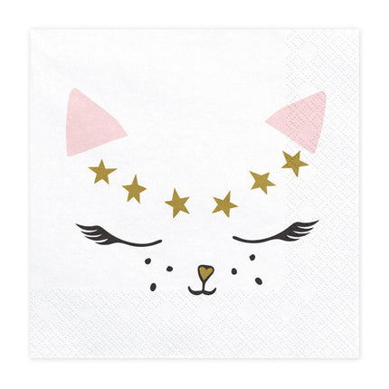 Tovaglioli Gatto 33cm 20pz
