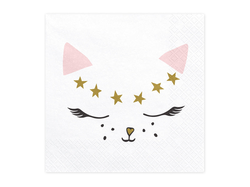 Tovaglioli Gatto 33cm 20pz