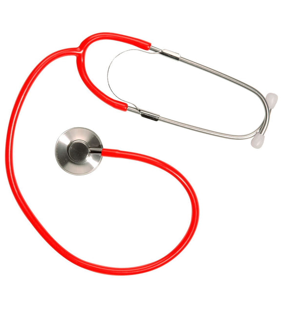 Stetoscopio finto medico rosso