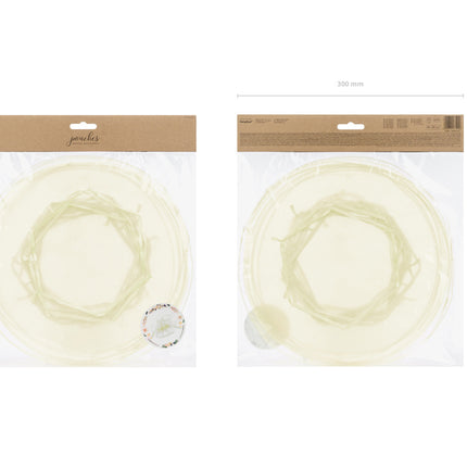 Sacchetti di organza crema 25cm 10pz.