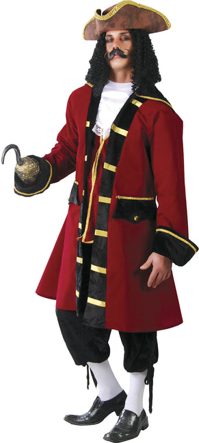 Abito da pirata Bordeaux Red Uomo