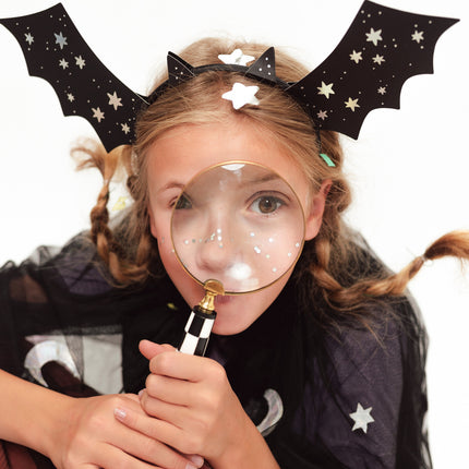 Cerchietto per capelli Halloween Bat 23 cm