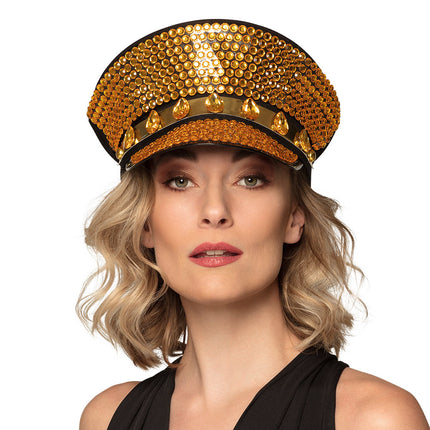 Cappello Oro Glitterato