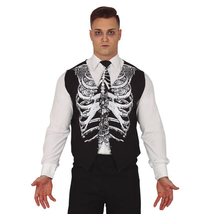 Set di vestiti da scheletro per Halloween 2 pezzi