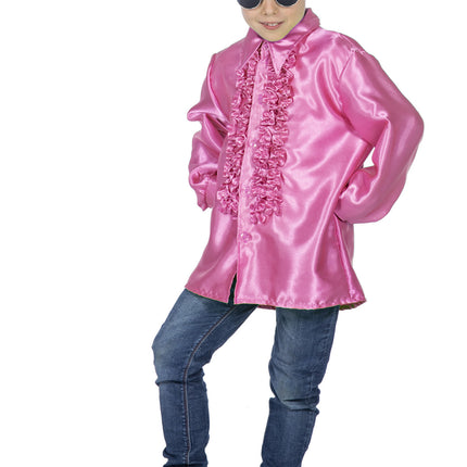 Camicetta Disco 70S Pink Boy