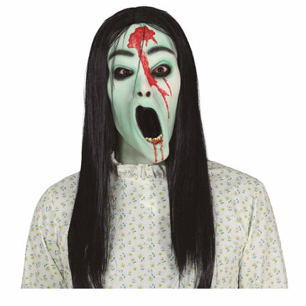 Maschera verde di Halloween Horror Girl