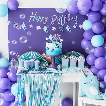 Cake topper Creature marine 15,5 cm 4 pezzi