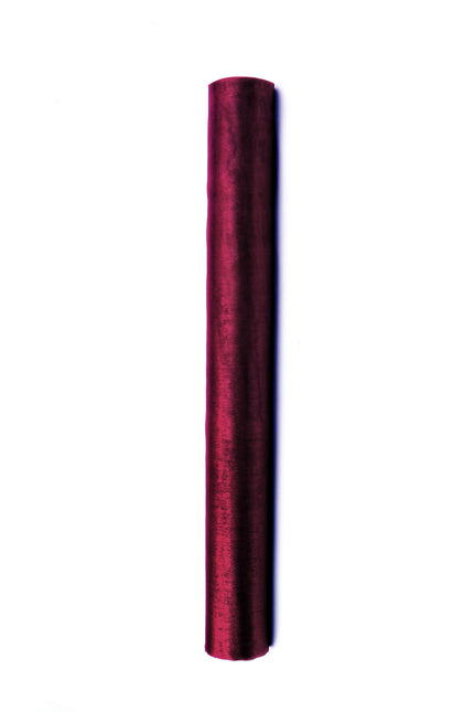 Tessuto Organza Rosso Bordeaux 36cm 9m