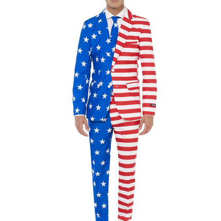 Tuta con bandiera USA da uomo <tc>Suitmeister</tc>