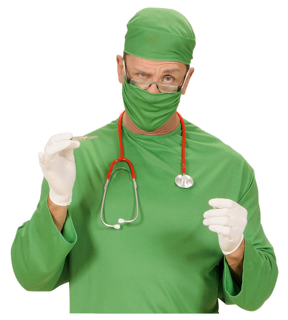 Stetoscopio finto medico rosso