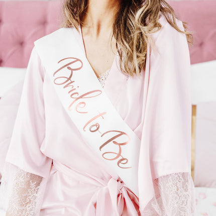 Fusciacca Sposa Oro Rosa 75 cm