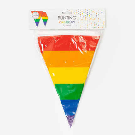 Linea di bandiere arcobaleno 10m