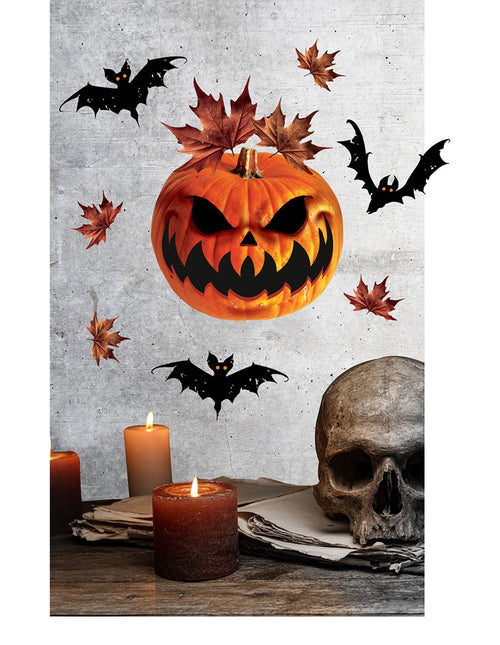 Decorazione murale di Halloween Zucca 70 cm