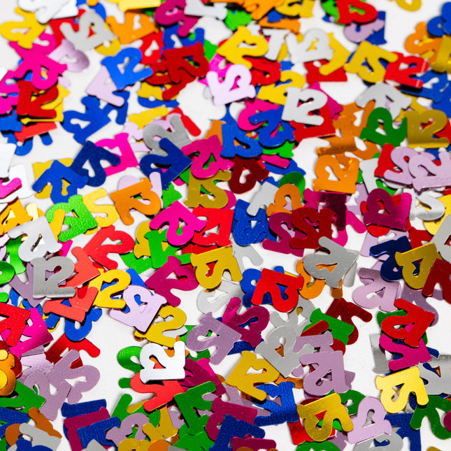 Coriandoli da tavolo 12 anni colorati