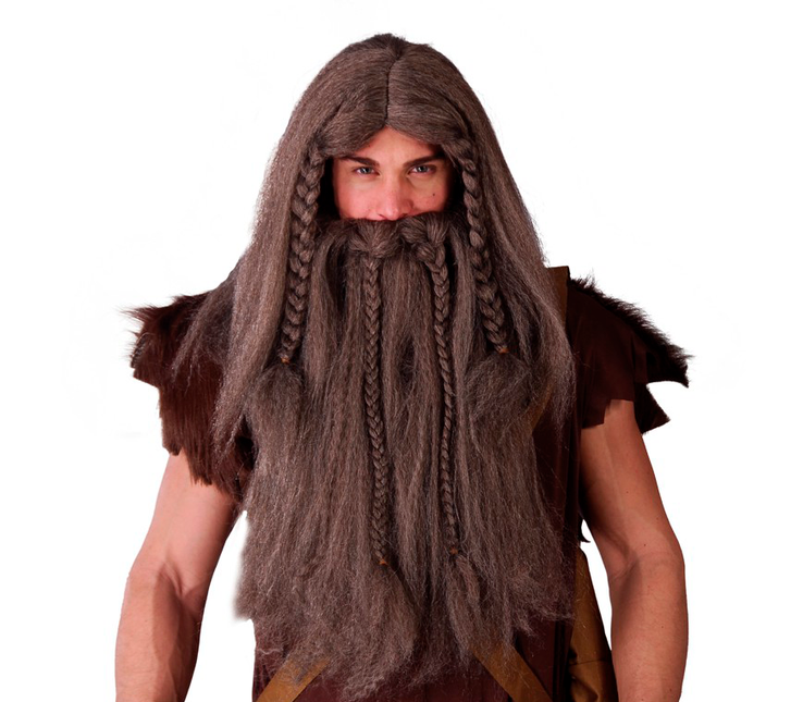Parrucca barba vichinga