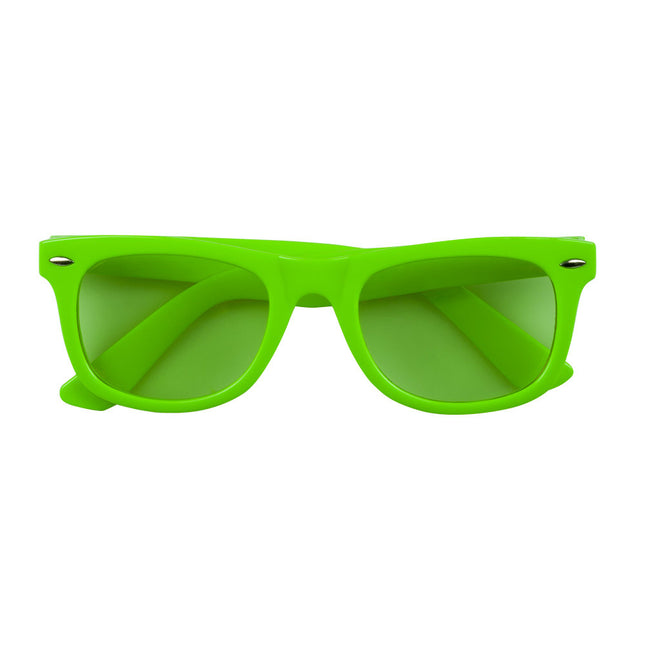 Occhiali da festa verde neon
