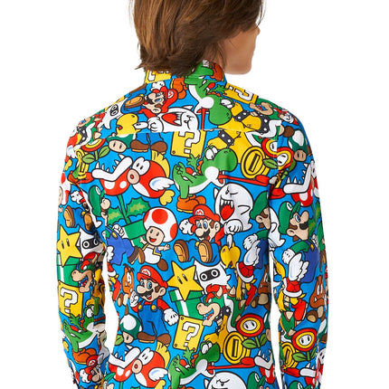 Camicia Super Mario Ragazzo Adolescente <tc>OppoSuits</tc>