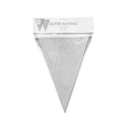 Ghirlande Argento Glitter 6m