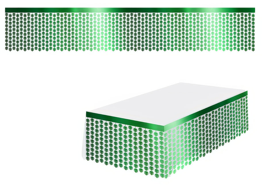 Tovaglia Hawaii Verde Foglie di Palma 4m
