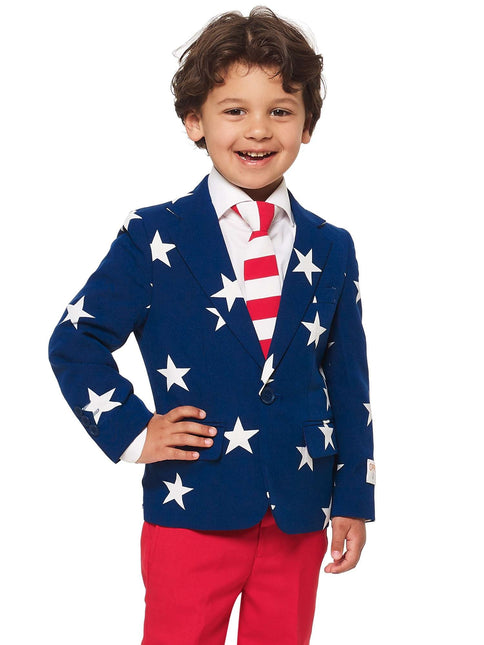 Tuta USA a stelle e strisce Ragazzo <tc>OppoSuits</tc>
