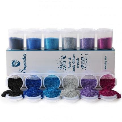 Glitter colorati 6 pezzi