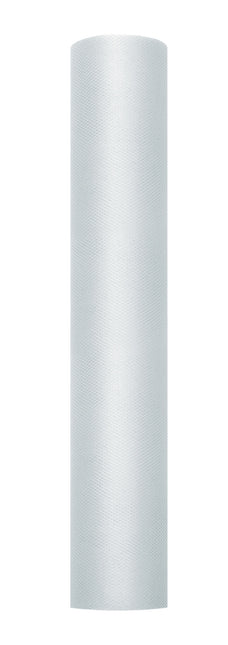 Rotolo di tulle grigio 30cm 9m