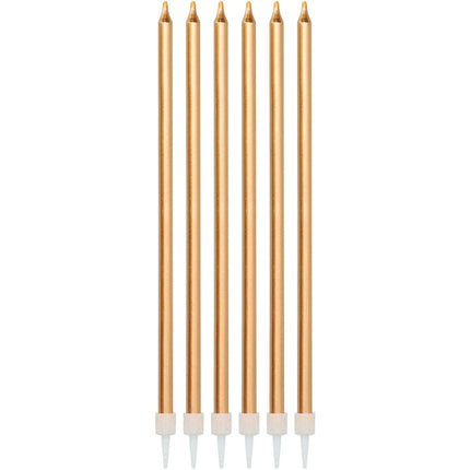 Candele in bronzo 15cm 16pz