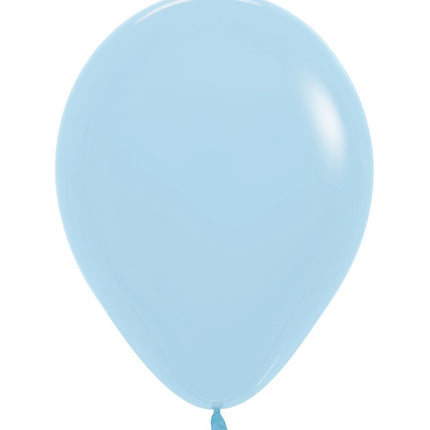 Palloncini blu opaco pastello 25cm 100pz