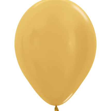 Palloncini Oro Metallico 25cm 100pz