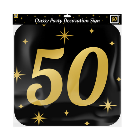 Cartello per porta 50 anni 50cm