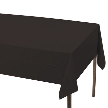 Tovaglia nera in plastica 2,74m