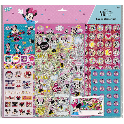 Set di adesivi di Minnie Mouse 12 pezzi