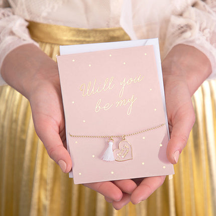 Biglietto d'auguri Will You Be Bracciale 14,8 cm